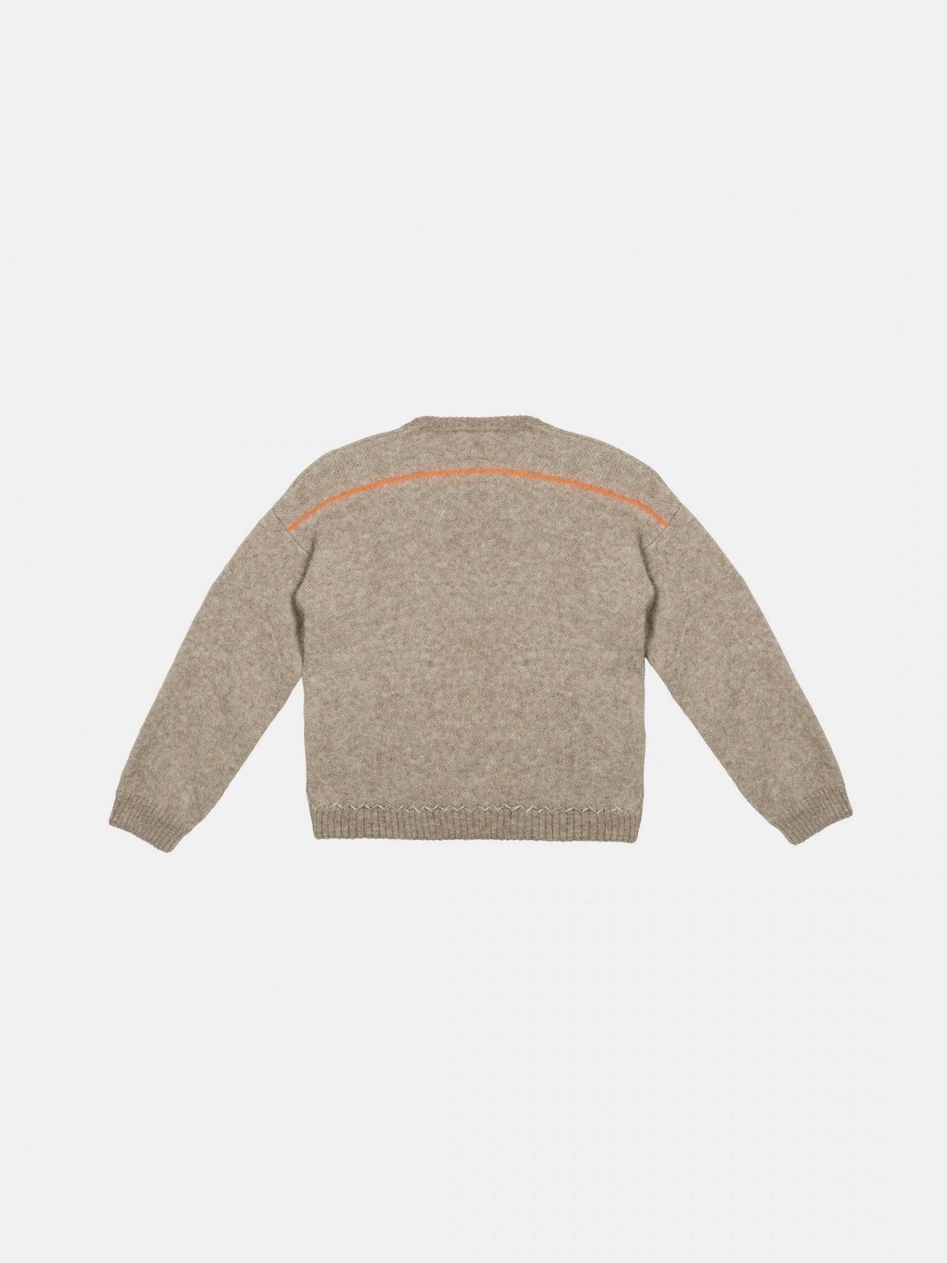 ante date - double layer horizon knit sweater - packshot dos